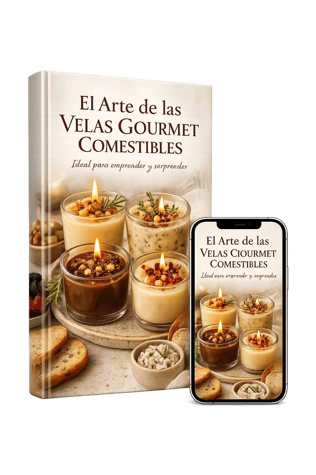 El Arte de las Velas Gourmet Comestibles. Ideal para Emprender y sorprender.